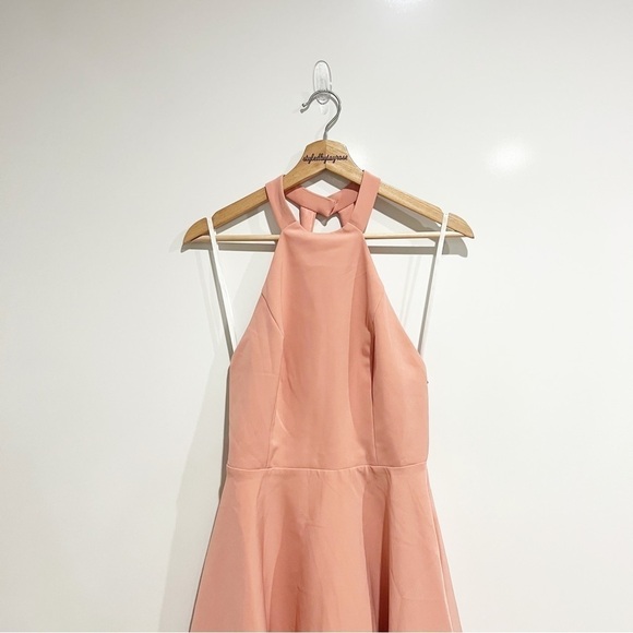 NWT Revolve x NBD Leo Blush Mini Halter Dress - Picture 7 of 11